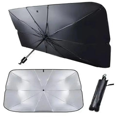 AUVELIS - Folding Windshield Umbrella for a Cooler Parked Car