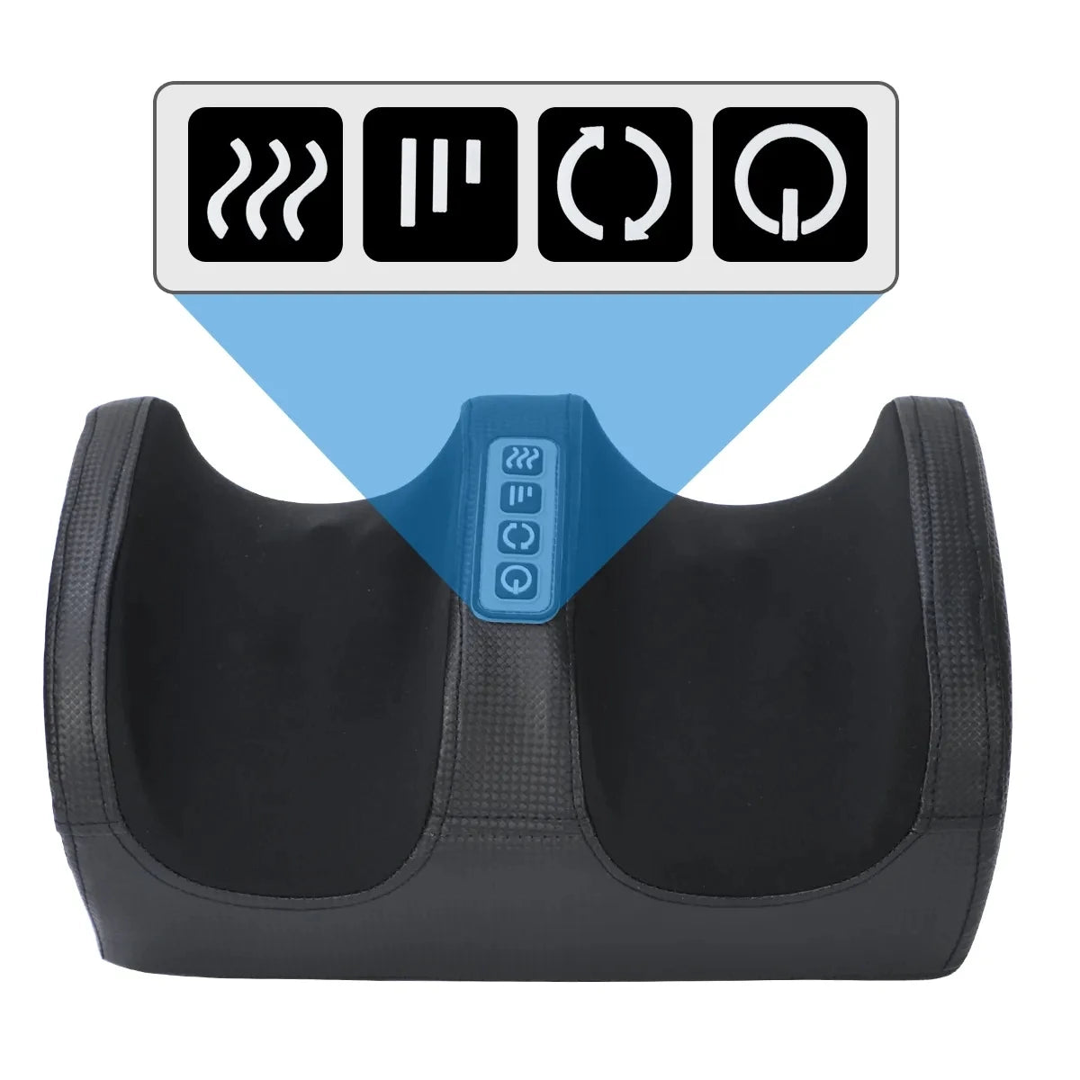 KNEVORA - Heated Shiatsu Foot Massager for Chairside Muscle Relief