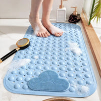 TREDORA - Textured Shower Mat for Steadier, Massaging Footing