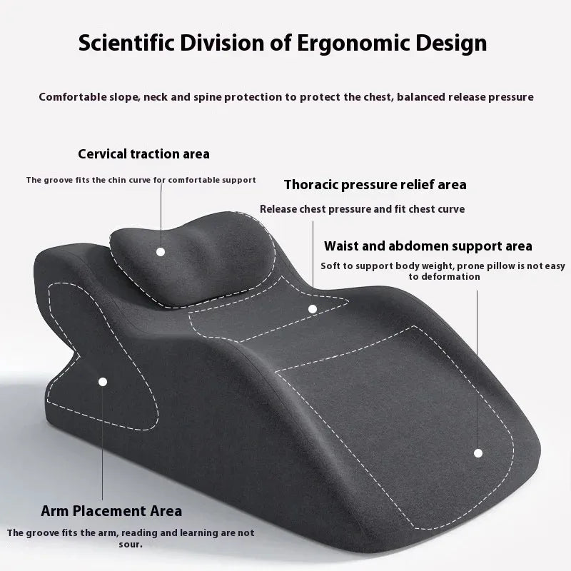 PRONIQO - Sculptural Prone Support Pillow for Relaxed Screen Time