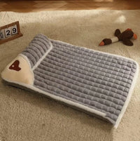 Machine Washable Dog Bed Removable Orthopedic Puppy Cushion Winter Memory Foam Dog Pillow For Small Medium Large Dogs And Cats