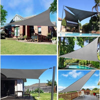 CANOPYWAVE - Sculptural Triangle Shade Sail for Cooler Outdoor Living