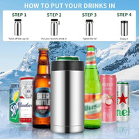 THERMOCAN – Double-Wall Can Cooler for Beer, Soda, and Sparkling Drinks