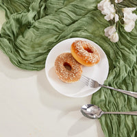 DRAPELLE - Gauze Table Runner for Softly Textured Tablescapes