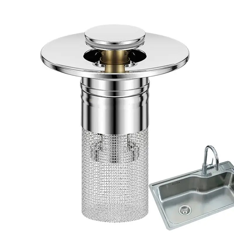 DRAIVEL - 2-In-1 Sink Strainer And Stopper To Prevent Clogs