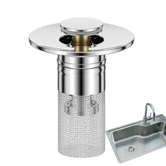 DRAIVEL - 2-In-1 Sink Strainer And Stopper To Prevent Clogs