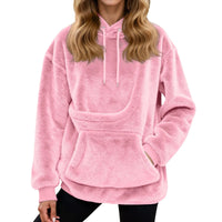 Hot Sale Hoodie Womens Fall And Winter Fleece Pet Pocket Hooded Sweatshirt Funny Pullover Top Cat And Dog Holder Carrier Hoodies