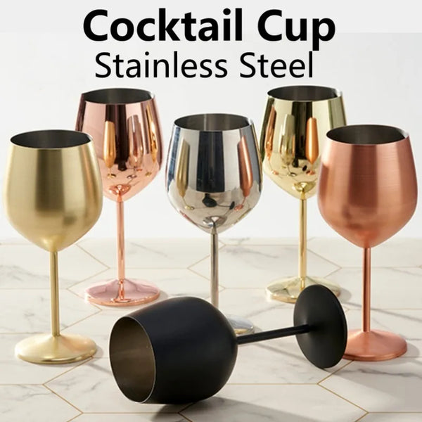 ORVYSSA - Stainless Steel Cocktail Cup for Shatterproof Entertaining