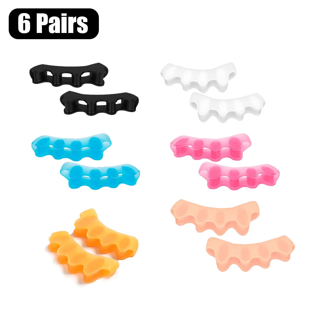 TOEVIRA - Rubber Toe Separators for Bunion Relief and Better Alignment
