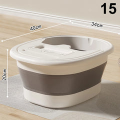 FOLDARA - Foldable Massage Foot Bath for Relief and Easy Storage