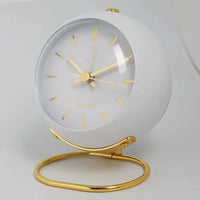Nordic Creative Electronic Desk Clock, Minimalist Children's Alarm Clock, New Desktop Bedside Student Silent Luminous Pointer