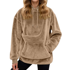 PAWVORA - Fleece Pet Pocket Hoodie for Keeping Companions Close