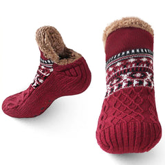 COZELVA - Plush-Lined Grip Socks for Warm, Secure Steps