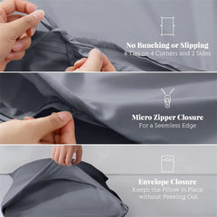 BAMELIA - Bamboo Viscose Bedding Set for Silky, Breathable Comfort