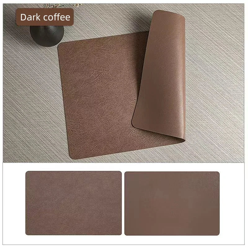 HEATLUNE - Faux Leather Placemats for a Refined, Protected Table