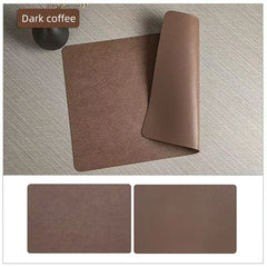 HEATLUNE - Faux Leather Placemats for a Refined, Protected Table
