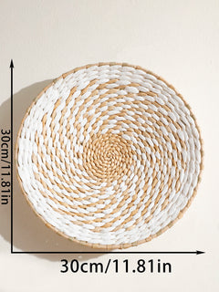 WEVARA - Handwoven Seagrass Wall Basket for Natural Boho Texture