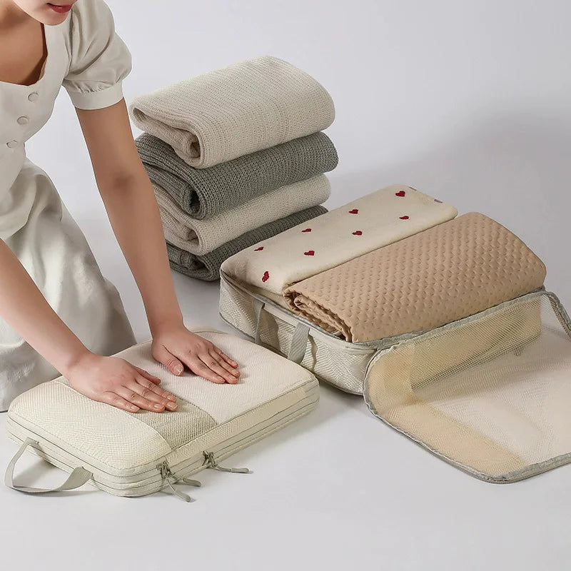 VELNORA - Five-Piece Compression Packing Set for Space-Saving Travel