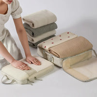 Travel Storage Bag 5-piece Set With Mesh Compression Storage Bag  Luggage Organizer Bag  Space Saving Portable Set