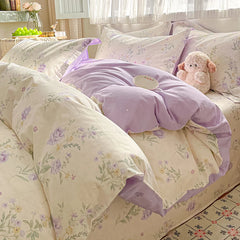 FLORVENA - Floral Cotton Duvet Set for an Artful Bedroom