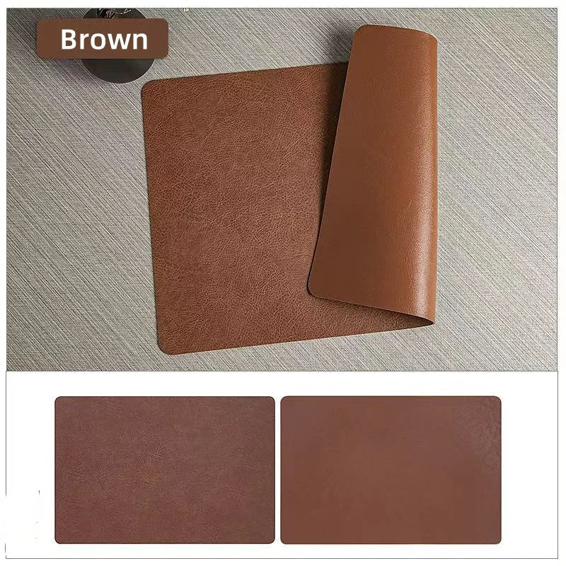 HEATLUNE - Faux Leather Placemats for a Refined, Protected Table