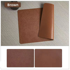 HEATLUNE - Faux Leather Placemats for a Refined, Protected Table