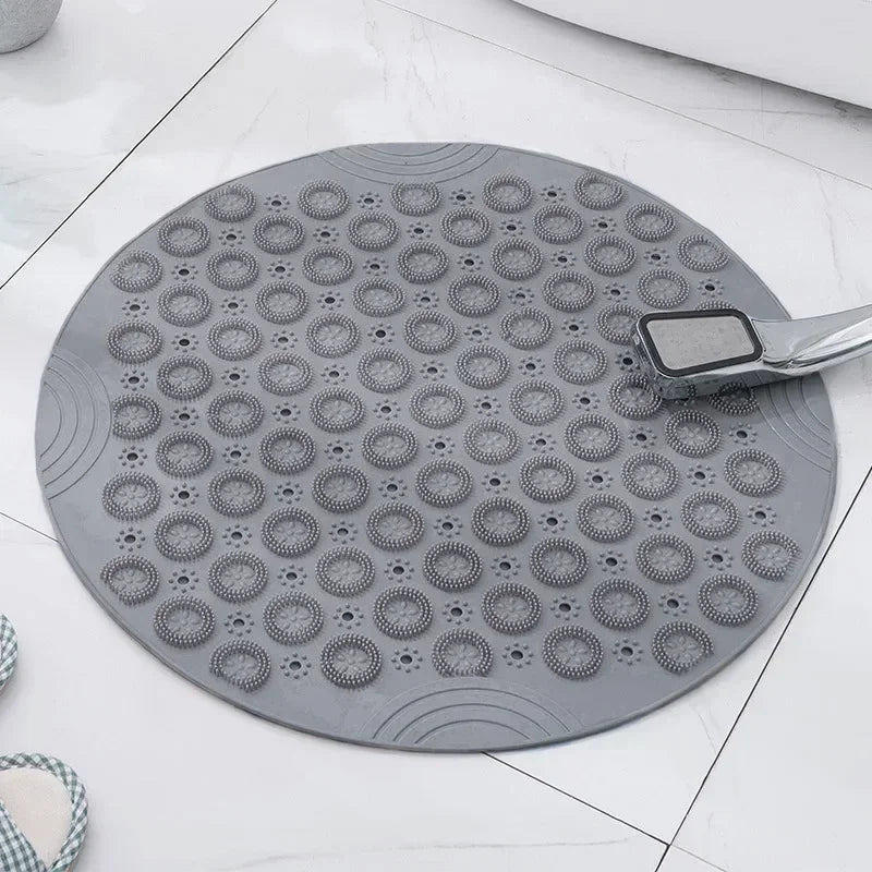 VELSORA - Sculptural Suction Bath Mat for Steadier Showers