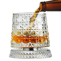 SWIRLUNE - Rotating Whiskey Glass for Fuller Aromas