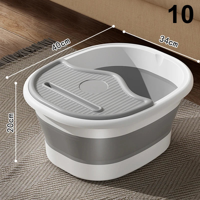 FOLDARA - Foldable Massage Foot Bath for Relief and Easy Storage