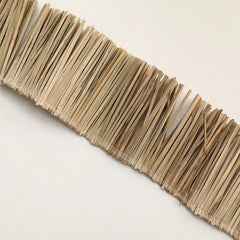 RAVIELA - Raffia Fringe Garland for Textured Wall Displays