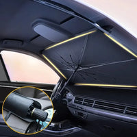 AUVELIS - Folding Windshield Umbrella for a Cooler Parked Car