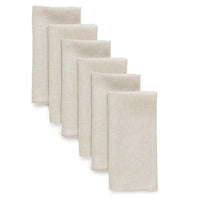 Set of 12 Linen Flax Cotton Cloth Dinner Napkin Natural Fabric Napkins Mitered Corners Wedding Napkins Dinner Napkins