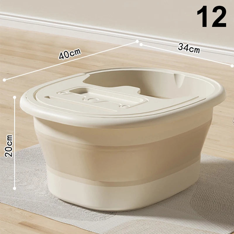 FOLDARA - Foldable Massage Foot Bath for Relief and Easy Storage