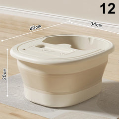 FOLDARA - Foldable Massage Foot Bath for Relief and Easy Storage