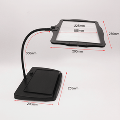 DETALORA - LED Table Magnifier for Clear Hands-Free Detail Work