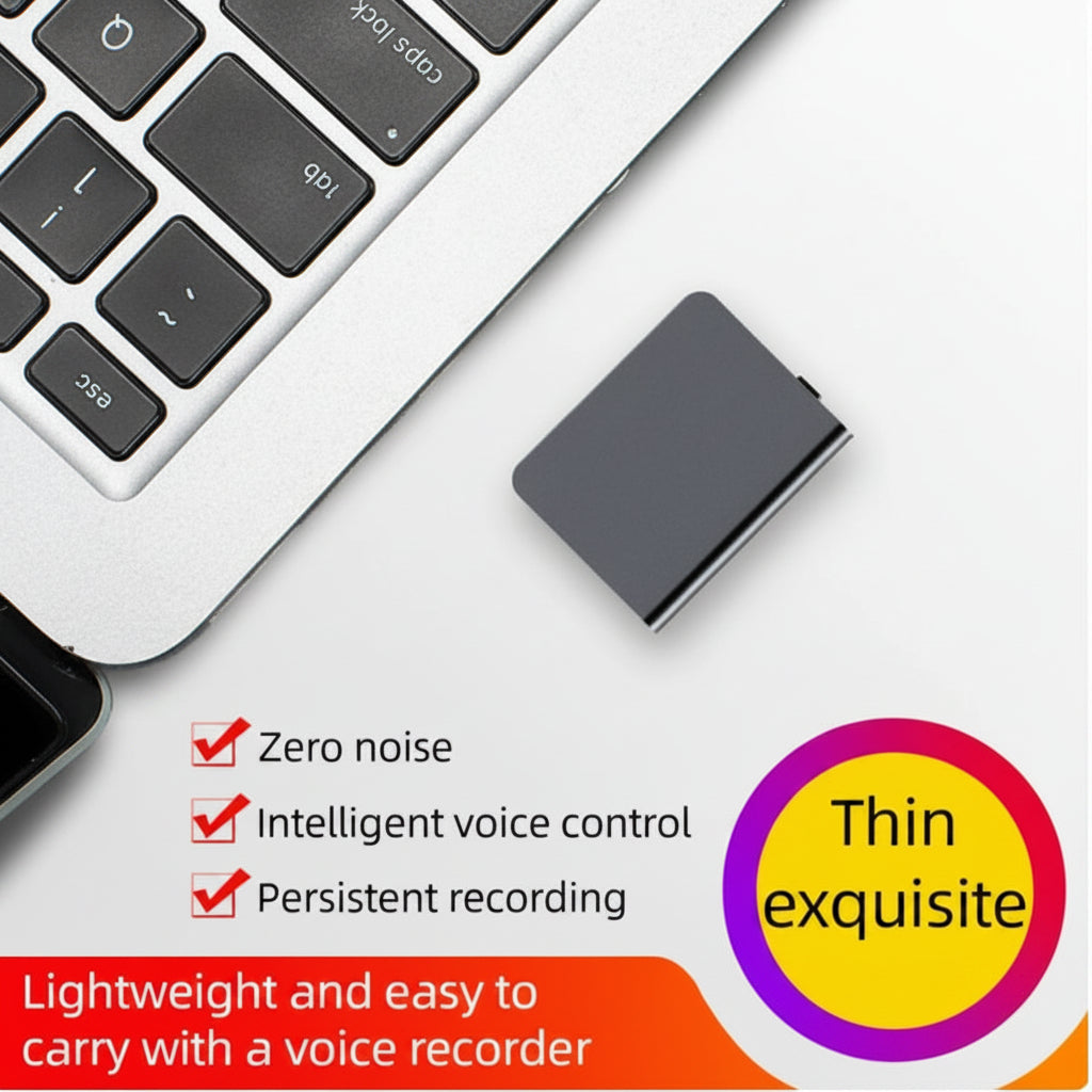 VOKAREC - Pocket Voice-Activated Recorder for Hands-Free Capture