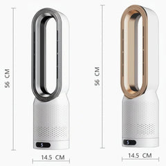 AEROBREEZE - Ventoinha de torre escultural sem pás para um fluxo de ar silencioso e uniforme