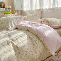FLORVENA - Floral Cotton Duvet Set for an Artful Bedroom