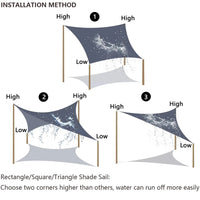 CANOPYWAVE - Sculptural Triangle Shade Sail for Cooler Outdoor Living