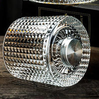 SWIRLUNE - Rotating Whiskey Glass for Fuller Aromas
