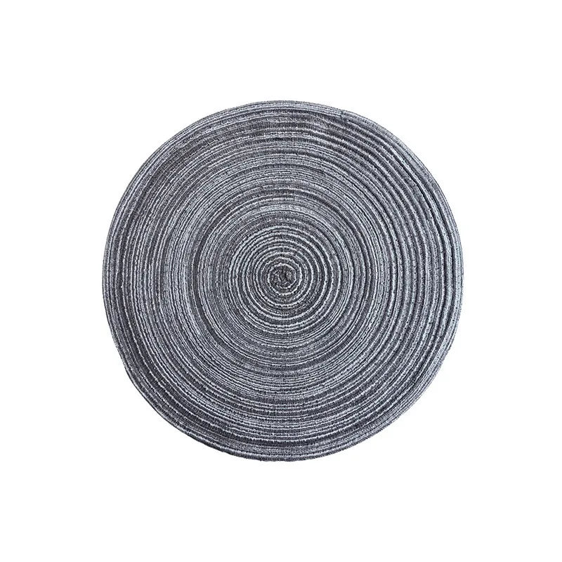 WOVELIA - Round Woven Placemat for Artistic Heat Protection
