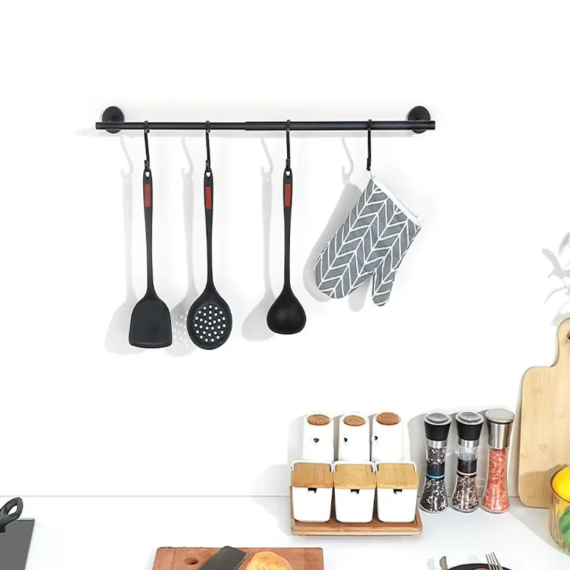 ARQELLA - Retractable Towel Bar for Space-Saving Bathroom Drying