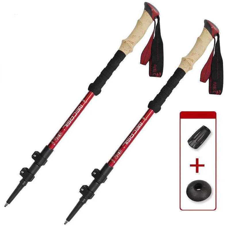 ALPIVRA - Collapsible Trekking Poles for Stability on Rough Trails