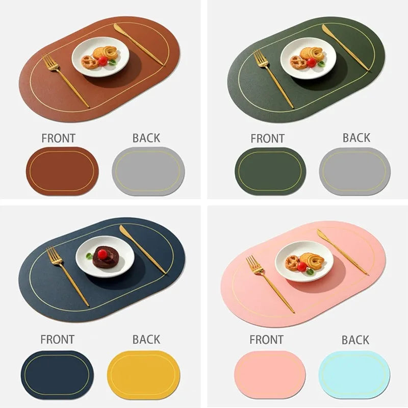 MATELYS - Leather Placemats That Protect And Define Your Table