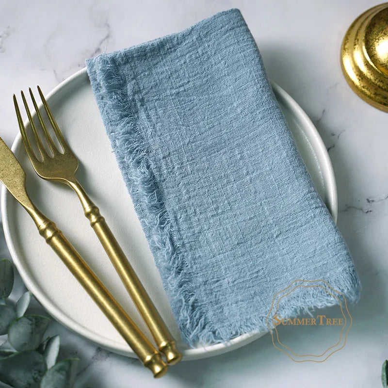 TAVRINA - Cotton Napkin Set for Artfully Layered Tablescapes