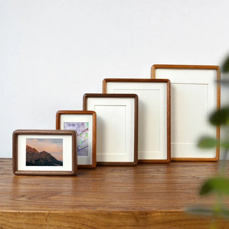 MEMORVA - Solid Wood Photo Frame for Gallery-Worthy Displays