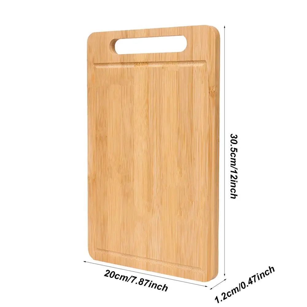CULIVRA - Double-Sided Bamboo Cutting Board for Hygienic Food Prep
