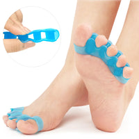 Protective Toe Separator Suitable Bunion Yoga Gel Silicone Hammer Toes Corrector for Women Men Straighteners Overlapping 1 Pair