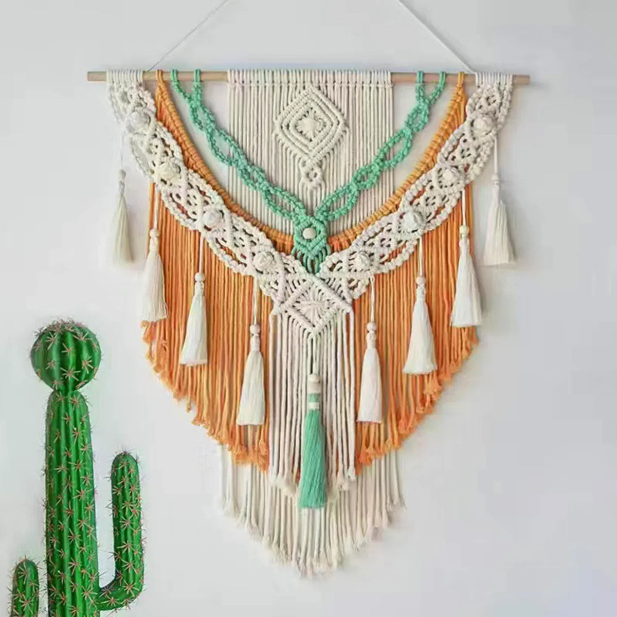 TAVYRA - Handwoven Macrame Wall Art To Anchor Bohemian Rooms