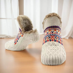 COZELVA - Plush-Lined Grip Socks for Warm, Secure Steps